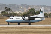 5H-TGF @ LMML - Fokker50 5H-TGF Government of Tanzania - by Raymond Zammit