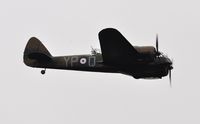 G-BPIV @ EGFH - Representing Bristol Blenheim 1f aircraft L6739 coded YP-Q of 23 Squadron RAF. - by Roger Winser
