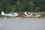 N180CT @ KOSH - Aeronca 15AC Sedan, N1183H and Cessna 180B, N180CT - by Dariusz Jezewski  FotoDJ.com