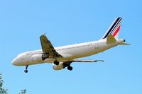 F-GKXK @ LFBD - Airbus A320-214, On final rwy 23, Bordeaux-Mérignac airport (LFBD-BOD) - by Yves-Q