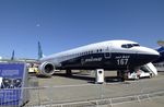 N7379E @ LFPB - Boeing 737 MAX 9 at the Aerosalon 2017, Paris - by Ingo Warnecke