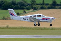 F-GICP @ EGSU - Landing at Duxford. - by Graham Reeve