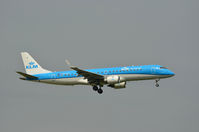 PH-EZC @ EHAM - KLM E190 LANDING - by fink123
