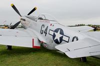 F-AZSB @ LFFQ - North American P-51D Mustang, Static park, La Ferté-Alais (LFFQ) Air show 2016 - by Yves-Q