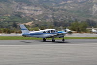 N15832 @ SZP - 1972 Piper PA-28R-200 ARROW IV, Lycoming IO-360-C1C 200 Hp, another landing Rwy 22 - by Doug Robertson
