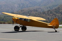 N63822 @ SZP - 1979 Piper PA-18-150 SUPER CUB, Lycoming O-320 150 Hp, tundra tires, taxi - by Doug Robertson