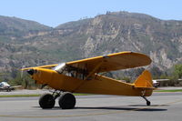 N63822 @ SZP - 1979 Piper PA-28-150 SUPER CUB, Lycoming O-320 150 Hp, tundra tires, taxi - by Doug Robertson