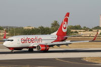 D-AHXG @ LMML - B737-700 D-AHXG Air Berlin - by Raymond Zammit