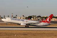 TC-JHB @ LMML - B737-800 TC-JHB Turkish Airlines - by Raymond Zammit