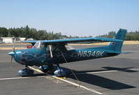 N6349K @ O22 - Locally-based 1975 Cessna 150M @ Columbia, CA (now register to owner in Groveland, CA in the heart of the San Joaquin Delta) - by Steve Nation