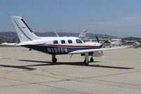 N1968W @ CMA - 2001 Piper PA-46-500TP MALIBU MERIDIAN, one P&W(C)PT6A-42A Turboprop, derated to 500 sHp for takeoff, six seats - by Doug Robertson