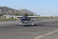 N2439D @ SZP - 2006 Cessna T182T TURBO SKYLANE, Lycoming TIO-540-AK1A 235 Hp, 3 blade CS prop, taxi to Rwy 22 - by Doug Robertson