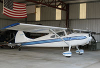 N5416C @ KJAQ - Locally-based 1960 Cessna 170A in hangar @ Westover Field/Amador County Airport, Jackson, CA - by Steve Nation