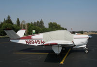 N8945A @ KRIU - Locally-based 1951 Beech C35 Bonanza with cockpit cover @ Rancho Murieta, CA (now owned by Tahoe Turbines LLC, Carson City, NV) - by Steve Nation