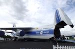 RA-82081 @ EGLF - Antonov An-124-100M Ruslan of Volga-Dnepr at Farnborough International 2016