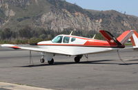 N424B @ SZP - 1948 Beech A35 BONANZA, Continental E-185-1 185 Hp for 1 minute, 165 hp continuous. A couple of mods are evident. - by Doug Robertson