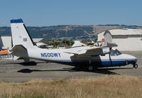 N500WY @ KOAK - Locally-based Aero Commander 500S on North Ramp @ Oakland international Airport, CA (may be false registration as this registration is/was assigned to a PC-12) - by Steve Nation