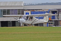 G-FLYC @ EGFF - C42 FB100, Solent Flight Ltd Lower Upham-Phoenix Farm Hampshire based, seen landing on runway 30. - by Derek Flewin