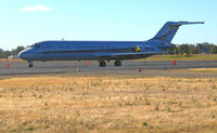 N880DP @ KSMF - Roundball Aviation LLC, Auburn Hills, MI Douglas DC-9-32 on executive aircraft ramp @ Sacramento Intl Airport, CA (de-registered 2010-09-07 and re-registered N880DF to same owner 2010-10-16). - by Steve Nation