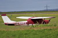 G-AWES @ EGTR - G AWES stored on the outer field at Elstree - by dave226688