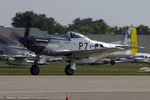 N5551D @ KOSH - North American P-51D Mustang Little Rebel CN 45-11495, N5551D - by Dariusz Jezewski  FotoDJ.com