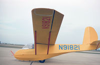 N91821 @ KCMI - Schweizer 1-19 at Champaign-Urbana airport in the 1950s - by Edward F Byars