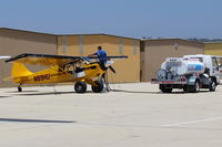 N89HU @ CMA - 2009 AVIAT A-1C-200 HUSKY, Lycoming IO-360-A1D6 200 Hp, refueling - by Doug Robertson