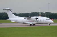 G-CCGS @ EGSH - Now in a white colour scheme with Loganair logo's. - by Graham Reeve