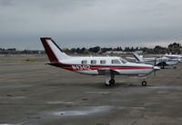 N43412 @ KCCR - 1984 Piper PA-46-310P on Hotel visitor's ramp @ Buchanan Field, Concord, CA - by Steve Nation