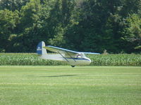 N91840 @ 2OH9 - The Schweizer 1-20 S/N 1 making it's first ever appearance to Caesar Creek Soaring Club to my knowledge. What a great looking glider. A new photo was requested by the owner to appear on this website to replace the old one taken by me. - by Christian Maurer