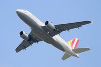 D-AKNJ @ LFPG - Airbus A319-112, Take off rwy 27L, Roissy Charles De Gaulle airport (LFPG-CDG) - by Yves-Q