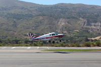 N24682 @ SZP - 1973 Beech B19 SPORT 150, Lycoming O-320 150 Hp, takeoff climb Rwy 22 - by Doug Robertson