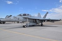 168255 @ KBOI - Parked on the south GA ramp. VAQ-130 Zappers. - by Gerald Howard