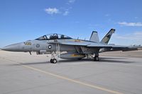 168268 @ KBOI - Parked on south GA pad. VAQ-130 Zappers. - by Gerald Howard