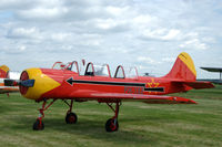 PH-YAX @ EHOW - Yak-52 of Stichting Yakkes at Oostwold airfield, the Netherlands - by Van Propeller