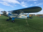 N33526 @ OSH - 1944 Piper J3C-65, c/n: 2360A.  Piper Cub's don't have to be yellow. - by Timothy Aanerud