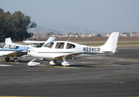 N224CD @ KVCB - Locally-based 2001 Cirrus SR20 @ Nut Tree Airport, Vacaville, CA - by Steve Nation
