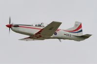 063 @ LFSI - Pilatus PC-9M, Croatian Air Force aerobatic team, On display, St Dizier-Robinson Air Base 113 (LFSI) Open day 2017 - by Yves-Q