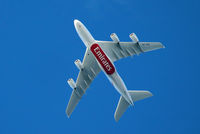 A6-EOE @ EHAM - Flying over Lelystad at 10.000 feet direction Amsterdm (EHAM) - by Jan Bekker