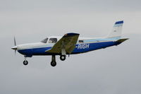 G-RIGH @ EGSH - Landing at Norwich. - by Graham Reeve