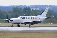 111 @ LFSI - Socata TBM-700A, Landing rwy 29, St Dizier-Robinson Air Base 113 (LFSI) - by Yves-Q