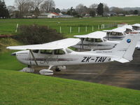 ZK-TAV @ NZAR - on flying club ramp - by magnaman