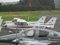 ZK-UAT @ NZAR - on flying club apron - by magnaman
