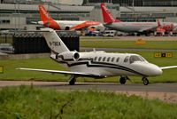 M-TBEA @ EGCC - just dept [FBO] exc ramp now taxing out for take off. - by andysantini