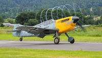 G-AWHK @ EGCW - Departing for the air display at Bob Jones Memorial Airshow. - by BRIAN NICHOLAS