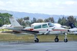 N711CT @ E16 - Cessna 310Q at Santa Clara County airport, San Martin CA - by Ingo Warnecke