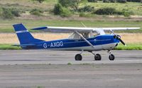G-AXGG @ EGFH - Visiting Reims/Cessna F150J. - by Roger Winser