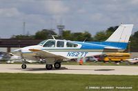 N527T @ KOSH - Beech 95-B55 Baron (T42A)  C/N TC-576, N527T - by Dariusz Jezewski www.FotoDj.com