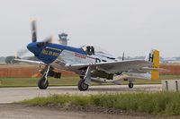 N7551T @ KYIP - North American P-51D Mustang Hell-er Bust   C/N 44-72438, N7551T - by Dariusz Jezewski www.FotoDj.com