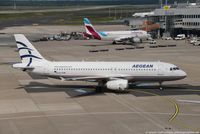 SX-DVW @ EDDL - Airbus A320-232 - A3 AEE Aegean Airlines 'Nikos Kazantzakis' - 3785 - SX-DVW - 27.05.2016 - DUS - by Ralf Winter